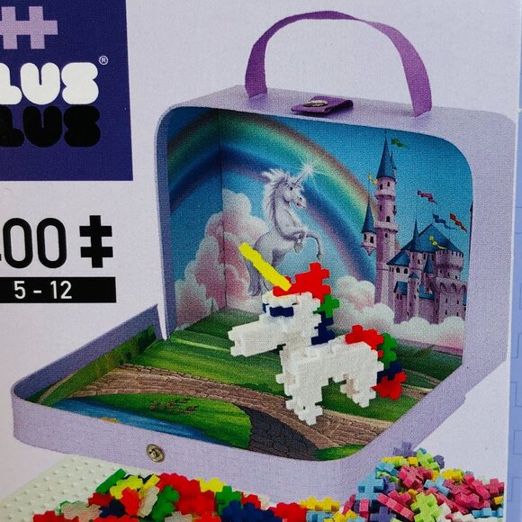 Plus-Plus Pastel 400 pieces Unicorn Fairy Tale Suitcase New Sealed Age 5+ - Picture 15 of 15